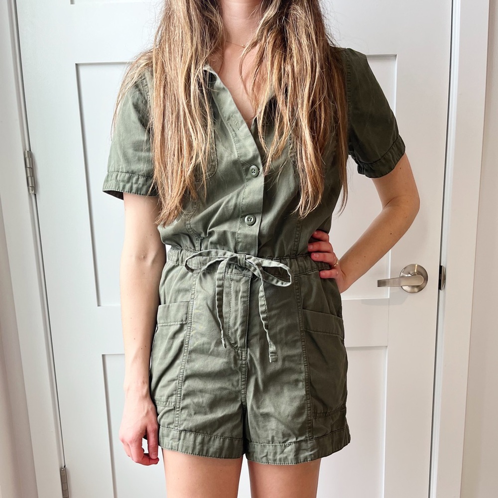 Military-style Romper